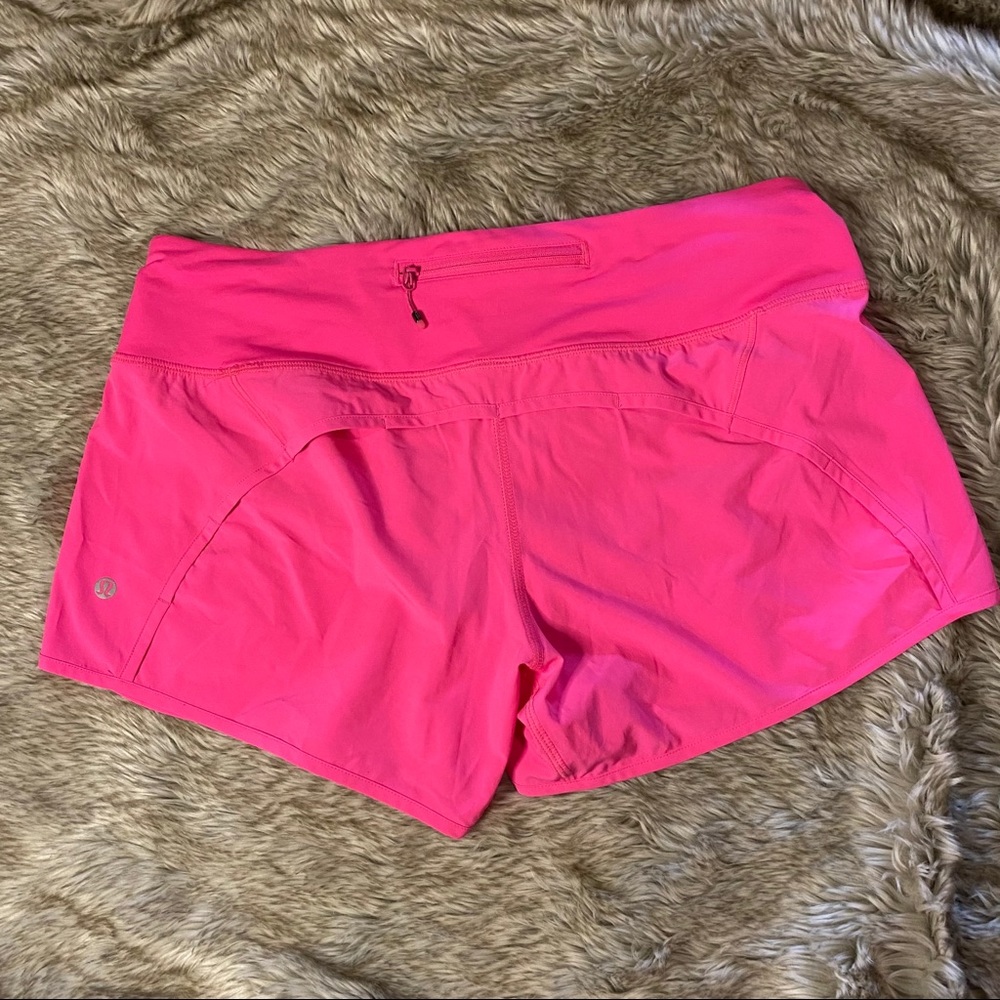 Lululemon hot pink shorts